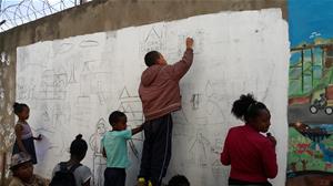 Atelier artistique : arts-plastiques aux Graines de Bitume