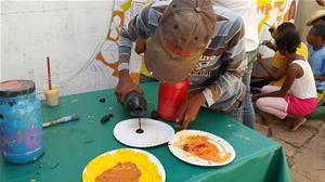 Atelier artistique : arts-plastiques aux Graines de Bitume