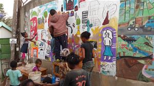 Atelier artistique : arts-plastiques aux Graines de Bitume