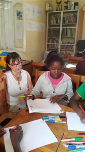 Atelier artistique : arts-plastiques aux Graines de Bitume avec Marie Eleine