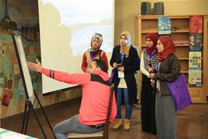 Les participants de la 9ème édition de la FEFUE présentent leur projet final