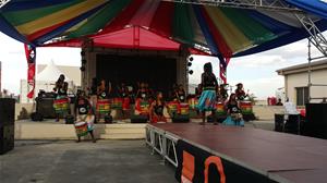 Spectacle au village de la Francophonie