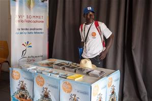 L'inauguration du forum de l'Institut Français de Madagascar avec Karim Zongo