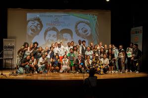 L'inauguration du forum à l'Institut Français de Madagascar avec les caravaniers du monde