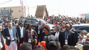 La clôture du forum avec Michaëlle Jean, Secrétaire générale de la Francophonie au village de la Francophonie