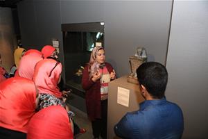 Les participants de la 10ème édition de la FEFUE au Musée d’Antiquités