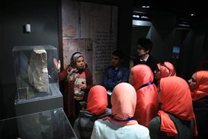 Les participants de la 10ème édition de la FEFUE au Musée d’Antiquités