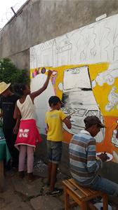 Atelier artistique : arts-plastiques aux Graines de Bitume