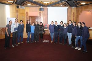  Les participants de l'atelier de théâtre  