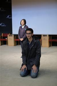 Les participants de l'atelier de théâtre durant la répétition