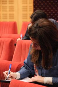 Les participants à la dictée PICADELF