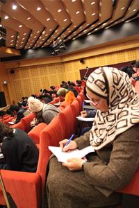 Les participants à la dictée PICADELF