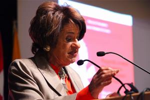 L'intervention de Mme Mona Makram-Ebeid, Ancienne députée et sénatrice, Professeur de Sciences politiques