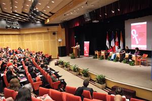 L'intervention de Mme Mona Makram-Ebeid, Ancienne députée et sénatrice, Professeur de Sciences politiques