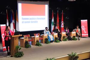 L'intervention de Mme Nouzha Bouchareb, Experte internationale en développement durable et Conseillère auprès de l’ONU pour la Convention-Cadre sur les Changements Climatiques (CCNUCC)