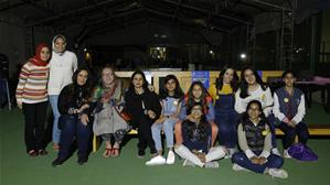Les participants à l'atelier au lycée Concordia au Caire