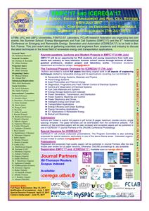 Colloque et école d'été ICEREGA17