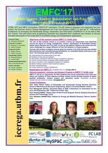 Colloque et école d'été ICEREGA17