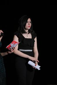 Lara Abdelbaki (École Girard d’Alexandrie), une des présentatrices de la soirée 