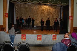 Les participants à l'atelier au Collège de la Mère de Dieu à Alexandrie