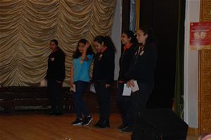 Les participants à l'atelier au Collège de la Mère de Dieu à Alexandrie