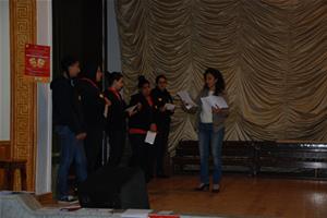 Les participants à l'atelier au Collège de la Mère de Dieu à Alexandrie