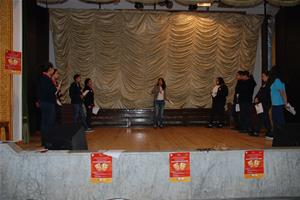 Les participants à l'atelier au Collège de la Mère de Dieu à Alexandrie