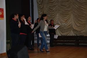 Les participants à l'atelier au Collège de la Mère de Dieu à Alexandrie