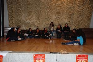 Les participants à l'atelier au Collège de la Mère de Dieu à Alexandrie