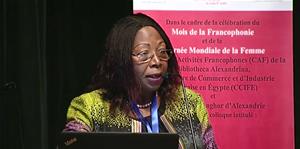L'intervention de Mme Jeanne Peuhmond, Ex-Ministre, Conseillère spéciale du Président de la République de Côte d’Ivoire pour les questions du genre