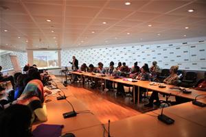 Visite des journalistes et des représentantes des médias africaines