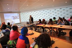 Visite des journalistes et des représentantes des médias africaines
