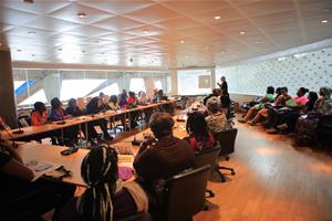 Visite des journalistes et des représentantes des médias africaines