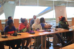 Visite des journalistes et des représentantes des médias africaines