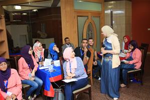 Atelier : La langue avec des outils numériques, animé par M<sup>lle</sup> Dina El Kordy