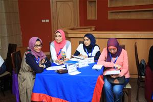 Atelier : La langue avec des outils numériques, animé par M<sup>lle</sup> Dina El Kordy