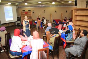 Atelier : La langue avec des outils numériques, animé par M<sup>lle</sup> Dina El Kordy