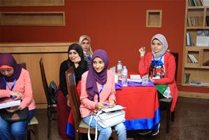 Atelier : La langue avec des outils numériques, animé par M<sup>lle</sup> Dina El Kordy