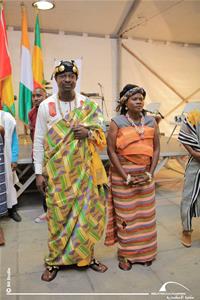 Un spectacle artistique présenté par les étudiants de l'université Senghor 