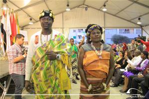 Un spectacle artistique présenté par les étudiants de l'université Senghor 