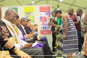  Un spectacle artistique présenté par les étudiants de l'université Senghor 