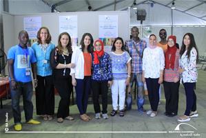 L'équipe du CAF avec les participants du Festival 
