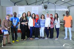 ?L'équipe du CAF avec les participants du Festival 