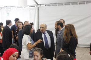 La visite de Dr Moustafa El-Fekky, Directeur de la Bibliotheca Alexandrina