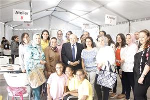 La visite de Dr Moustafa El-Fekky, Directeur de la Bibliotheca Alexandrina