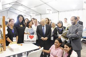 La visite de Dr Moustafa El-Fekky, Directeur de la Bibliotheca Alexandrina