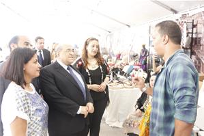 La visite de Dr Moustafa El-Fekky, Directeur de la Bibliotheca Alexandrina