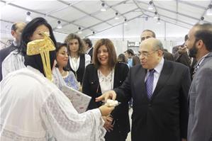 La visite de Dr Moustafa El-Fekky, Directeur de la Bibliotheca Alexandrina