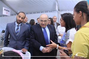 La visite de Dr Moustafa El-Fekky, Directeur de la Bibliotheca Alexandrina