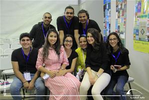 Les volontaires et l'équipe du CAF